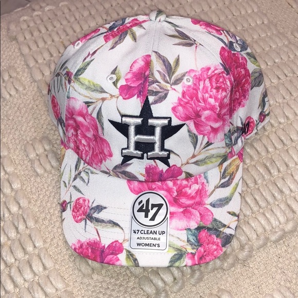 astros floral hat